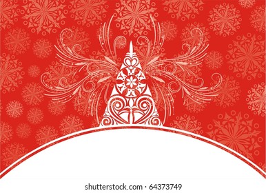  magischer Weihnachtsbaumhintergrund