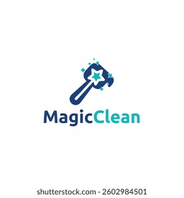 Magic Clean Logo Simple Modern
