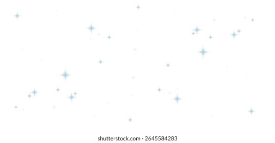  Magic color galaxy PNG. Horizontal space background with realistic nebula, stardust and shining blue stars. Infinite universe and starry night sky. Vector illustration.PNG