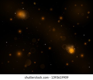 Magic concept. Abstract background with bokeh effect. Texture background abstract black and white or silver Glitter and elegant for Christmas. Dust white. Sparkling magical dust particles.  