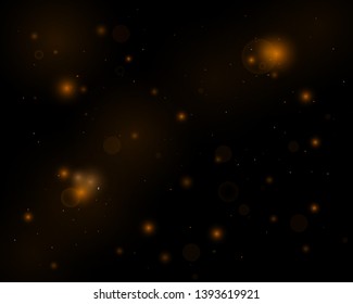 Magic concept. Abstract background with bokeh effect. Texture background abstract black and white or silver Glitter and elegant for Christmas. Dust white. Sparkling magical dust particles.  