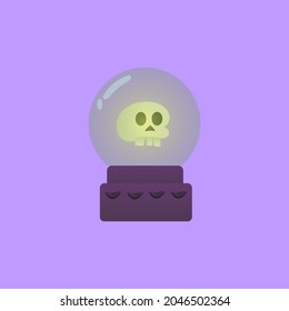 Magic crystal ball clip art vector image