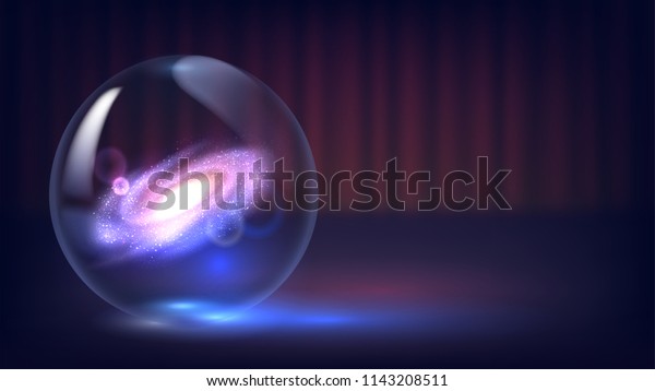 Magic crystal ball of divination.\
Interpretation of dreams, Psychic, fortune\
telling