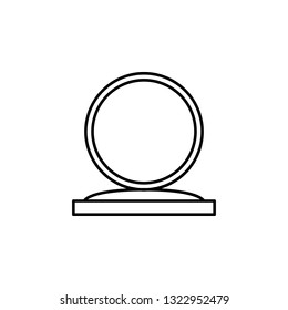 magic crystal, ball outline icon. Signs and symbols can be used for web, logo, mobile app, UI, UX