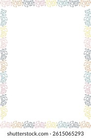 Magic crystal frame. Line art healing crystal template. Gemstone with empty space for your text