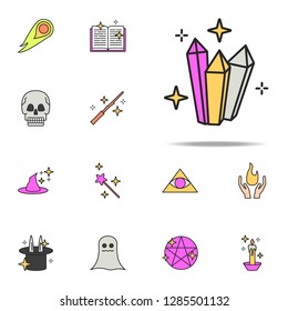 magic crystals icon. magic icons universal set for web and mobile