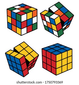 Magic Cube with Rotated Sides