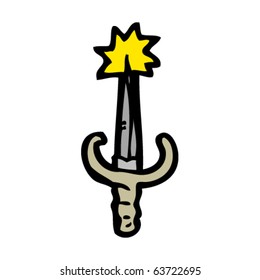 magic dagger cartoon