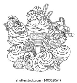 1,147 Zentangle dessert Images, Stock Photos & Vectors | Shutterstock