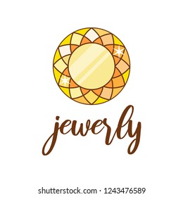 Magic diamond with beautiful facets created by special treatment that maximizes the natural brilliance of the magic stone.