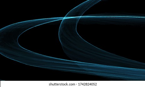 Magic digital blue glowing wave background. Perfect for art, wallpaper, product, and background. Vector EPS 10.