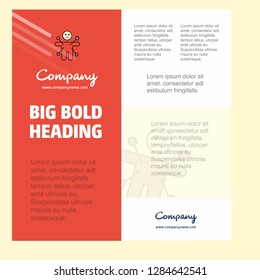 Magic doll Business Company Poster Template. with place for text and images. vector background