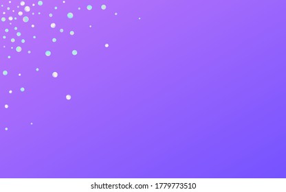 Magic Dot Celebrate Blue Background. Unicorn Celebration Confetti Invitation. Effect Design. Rainbow Top Postcard.