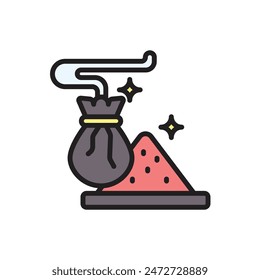 Magic Dust Icon Vector Illustration