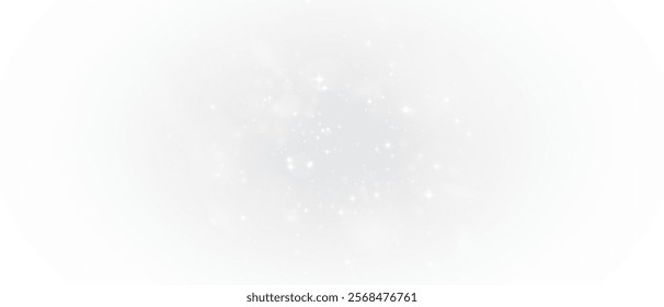 Magic Dust in the night sky. Christmas Bokeh Lights. Festive Designs for holiday design, poster, postcard on a transparent background, png. Png dust light. Holiday Holiday lights. Spark overlay.