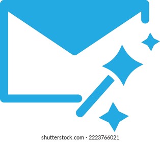 Magic Envelope Vector Icon which is suitable for commercial work and easily modify or edit it
