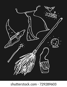 magic equipment doodle