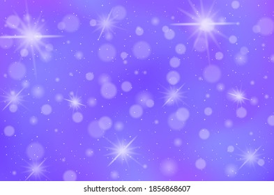 Magic fairy tale pastel sky background illustration