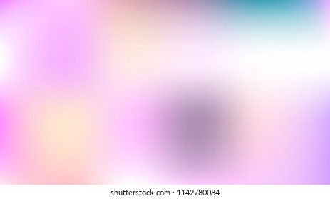 Magic Fairytale Holographic Vector Background. Dreamy Noble Pink, Purple Mesh Gradient Overlay. Fantasy Holographic Iridescent Defocused Wallpaper. Cosmic Horizontal Card or Banner Background.
