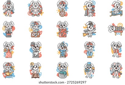 Vector de ilustración de magia y fantasía