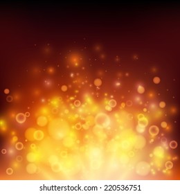 Magic Festive Christmas background. Abstract twinkled bright background with bokeh