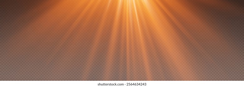 Magic flash of star and light. An explosion of bright rays. Vector illustration EPS10