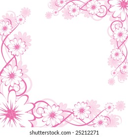 magic flower background with place for your text