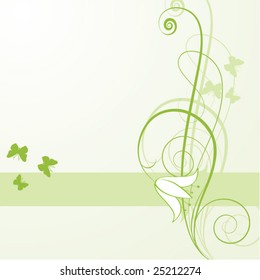 magic flower background with place for your text