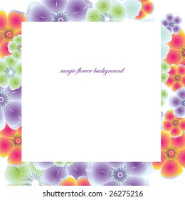 magic flower frame