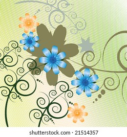 magic flowers for your text