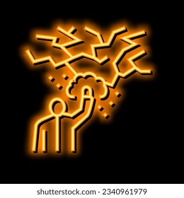 magic focus neon light sign vector. magic focus illustration