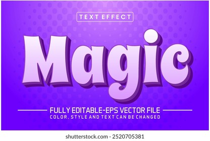 Magic font Text effect editable	