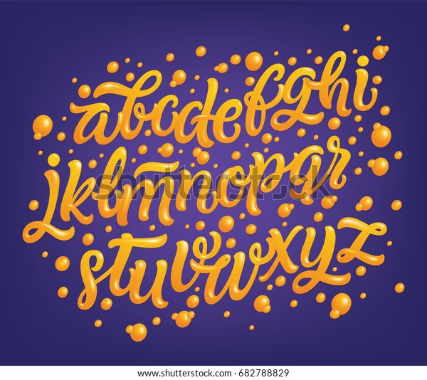 Magic Font Vector Illustration Decorative 3d Stock Vector (Royalty Free ...