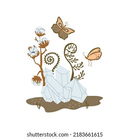 Magic forest christmas cute animals