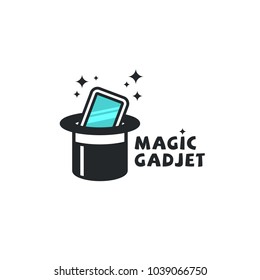 Magic gadget logo template design. Vector illustration.