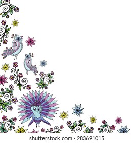 Magic Garden with Birds