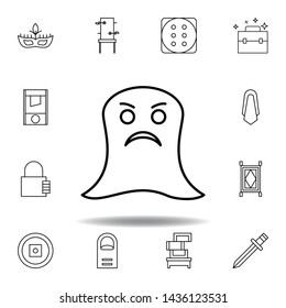 magic ghost outline icon. elements of magic illustration line icon. signs, symbols can be used for web, logo, mobile app, UI, UX