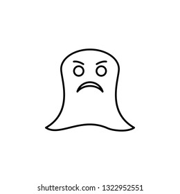 magic ghost outline icon. Signs and symbols can be used for web, logo, mobile app, UI, UX