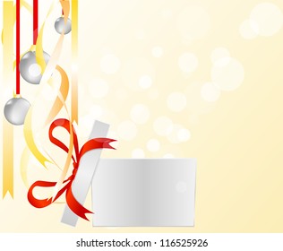 Magic gift box with a big surprise - christmas illustration
