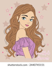 MAGIC GIRL STAR FASHION BEAUTY DREAMS