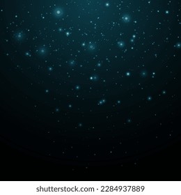 Magic glow light effect. Vector glowing light glitter abstract background. Camera effect. Vector illustration.