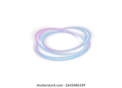 Magic Glow Vortex – Neon Light Swirl, Bright Effect, Transparent Energy Vector.PNG	