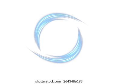 Magic Glow Vortex – Neon Light Swirl, Bright Effect, Transparent Energy Vector.PNG	