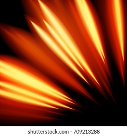 Magic glowing light swirl trail trace effect. Graphic concept for your design