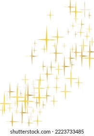 Magic gold sparkle texture vector star background. Shining Light Effect for Christmas or New Year Greeting Card. Christmas starlight banner backdrop.