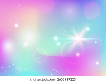 Degradê Mágico. Padrão Kawaii Roxo. Holograma do Arco-íris. Malha holográfica do universo. Fundo Pink Fantasy. Convite Cósmico Lilás. Brilho de Unicórnio. Gradiente Mágico Doce.