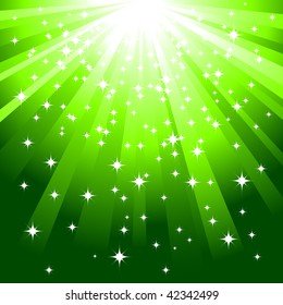 Magic green background Vector. Visit my portfolio for big collection of backgrounds