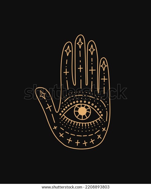 Magic Hand Logo Modern Style Hand Stock Vector (Royalty Free ...