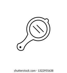 magic hand mirror outline icon. Signs and symbols can be used for web, logo, mobile app, UI, UX
