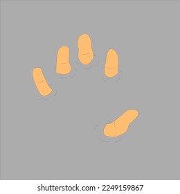 Magic hand's,,, simple design. suitable for cartoons, logos, symbols and icons